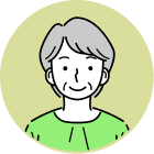 60代女性のペルソナイラスト